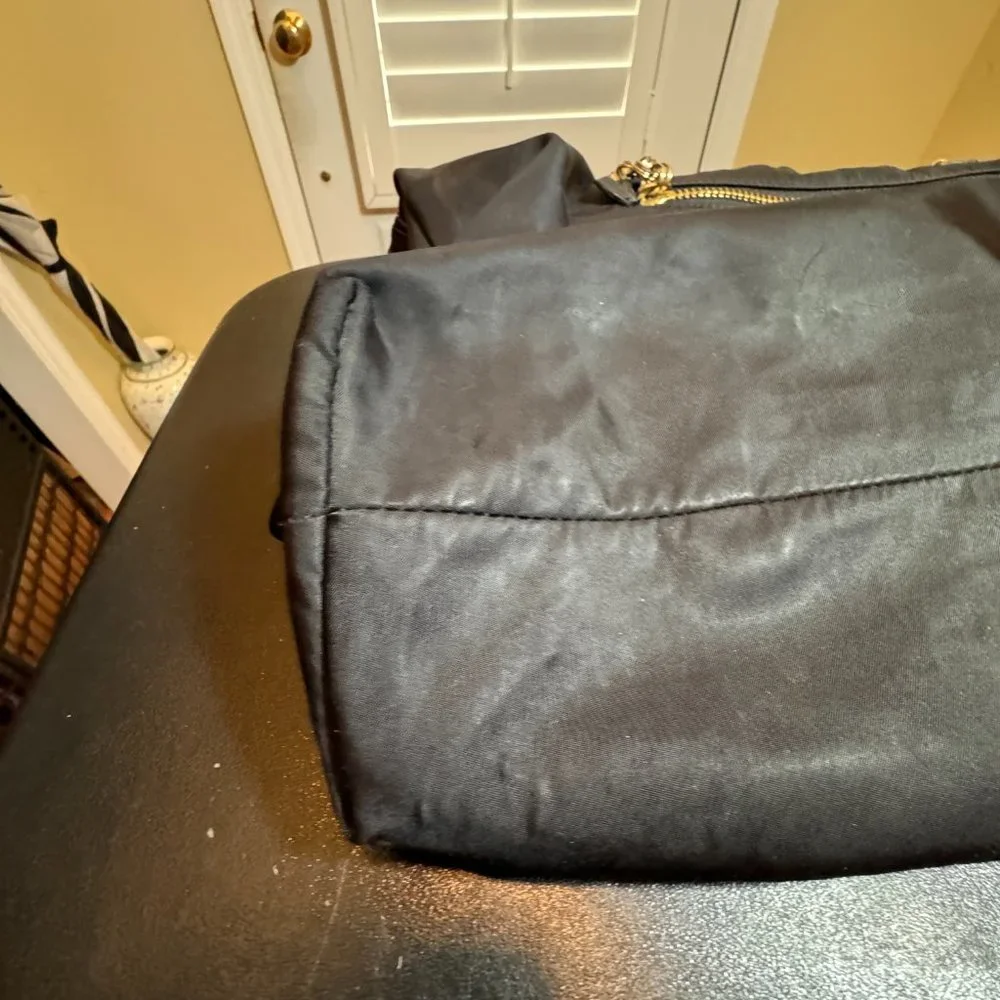 Juicy Couture black nylon shoulder bag